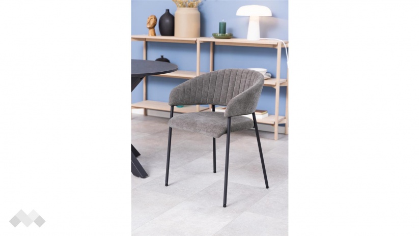 Трапезен стол Ансора сив - изглед 4