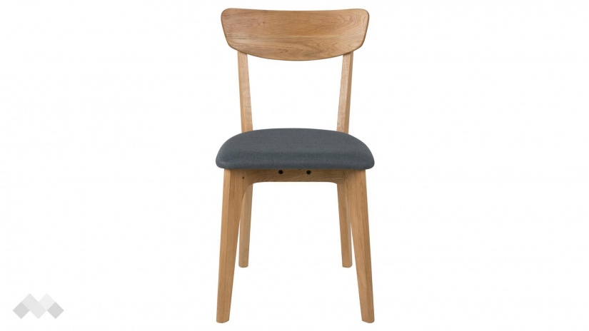 Трапезен стол Аристо тъмно сив - изглед 1 - МебелМаг Трапезен стол Аристо тъмно сив - изглед 1