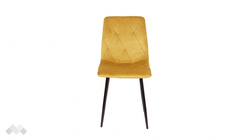 Трапезен стол Брикс жълт - изглед 2 - МебелМаг Трапезен стол Брикс жълт - изглед 2