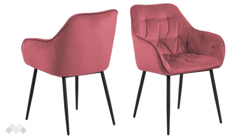 Трапезен стол Брук корал - изглед 2