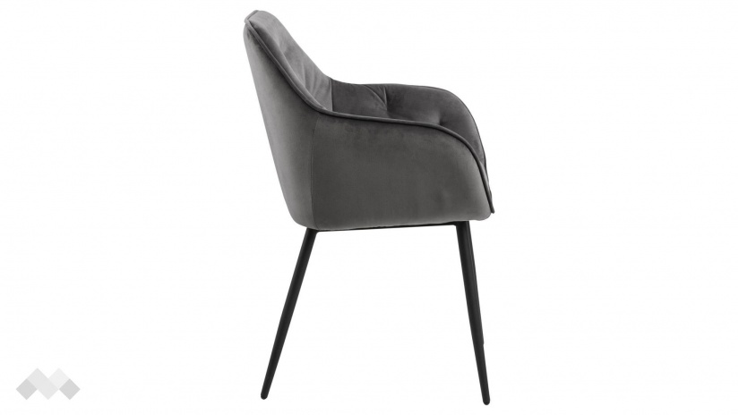 Трапезен стол Брук графит - изглед 3