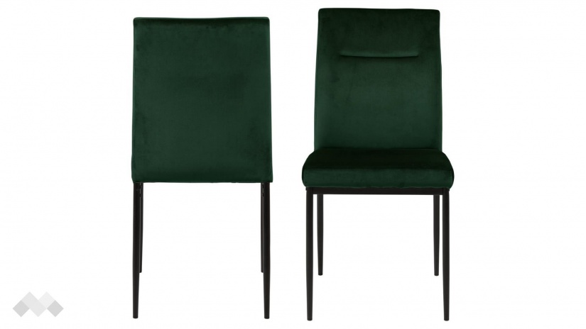 Трапезен стол Деми зелен - изглед 1