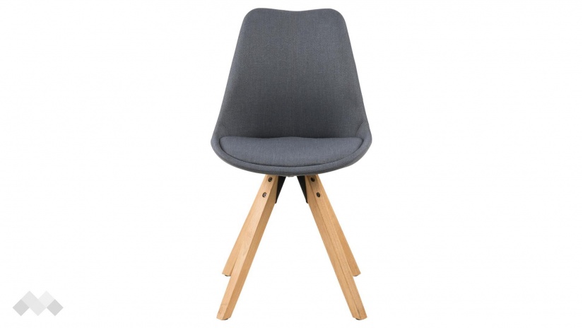 Трапезен стол Дима тъмно сив - изглед 1