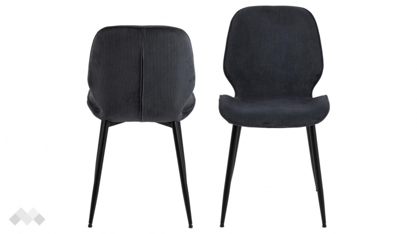 Трапезен стол Фемора антрацит - изглед 1