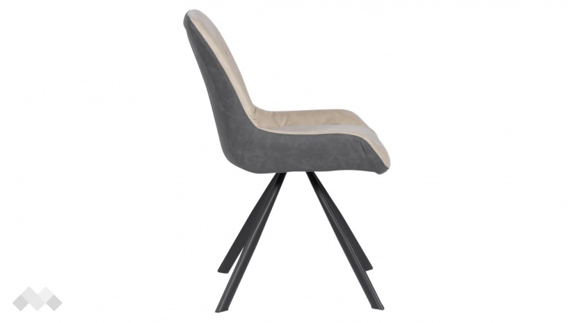 Трапезен стол Фроме бежов - изглед 3 - МебелМаг Трапезен стол Фроме бежов - изглед 3