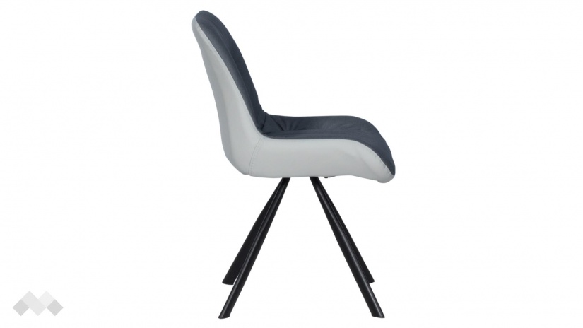 Трапезен стол Фроме тъмно сив - изглед 3 - МебелМаг Трапезен стол Фроме тъмно сив - изглед 3