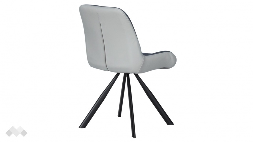 Трапезен стол Фроме тъмно сив - изглед 4 - МебелМаг Трапезен стол Фроме тъмно сив - изглед 4