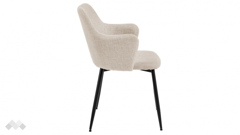 Трапезен стол Илза бежов - изглед 3