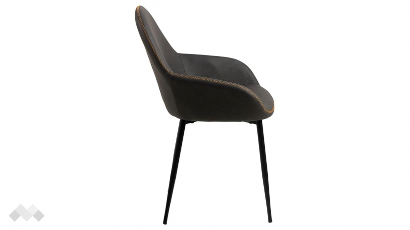 Трапезен стол Кандис тъмно сив - изглед 3 - МебелМаг Трапезен стол Кандис тъмно сив - изглед 3