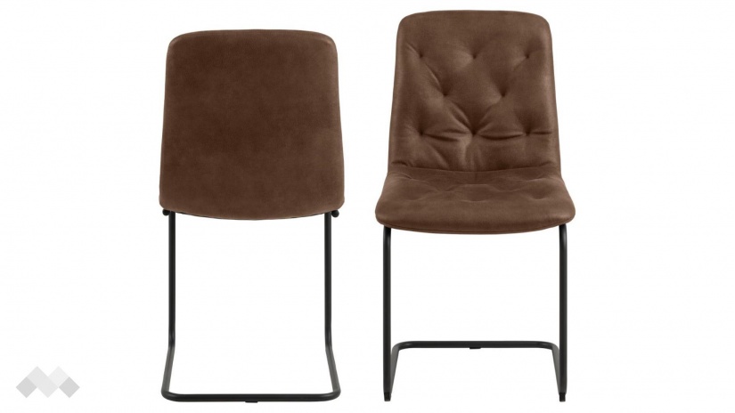 Трапезен стол Кира кафяв - изглед 1