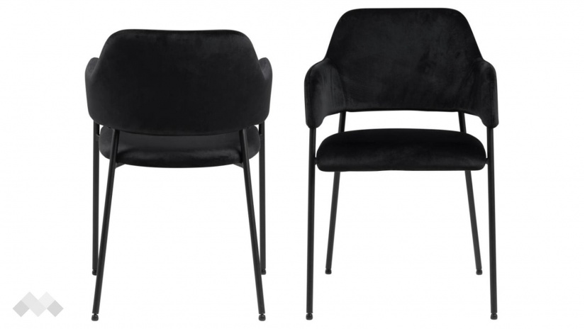 Трапезен стол Лима черен - изглед 1 - МебелМаг Трапезен стол Лима черен - изглед 1