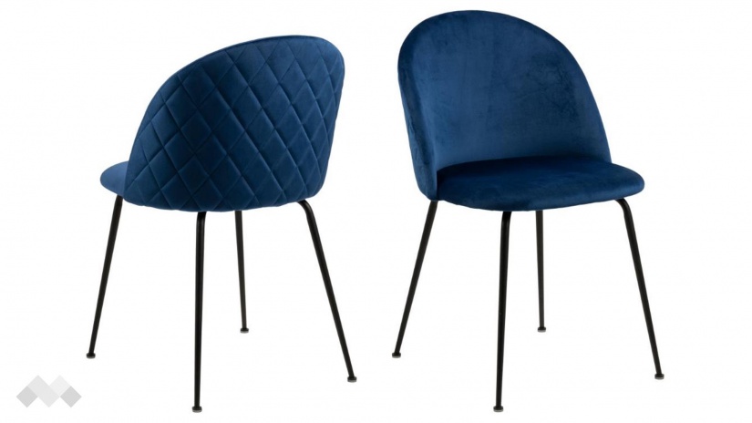 Трапезен стол Луиз син - изглед 2