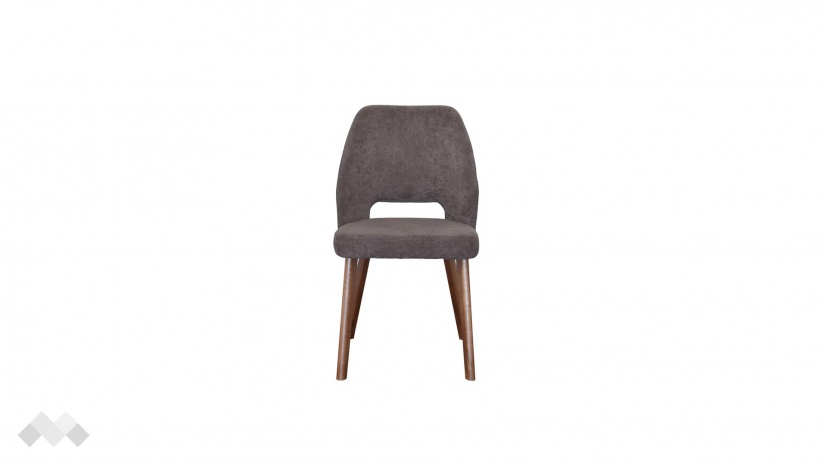 Трапезен стол Луна кафяв - изглед 1 - МебелМаг Трапезен стол Луна кафяв - изглед 1