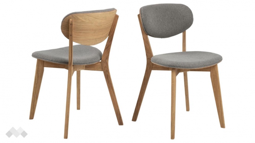 Трапезен стол Минск сив - изглед 2