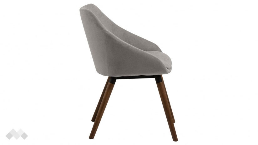 Трапезен стол Нилс сив - изглед 3