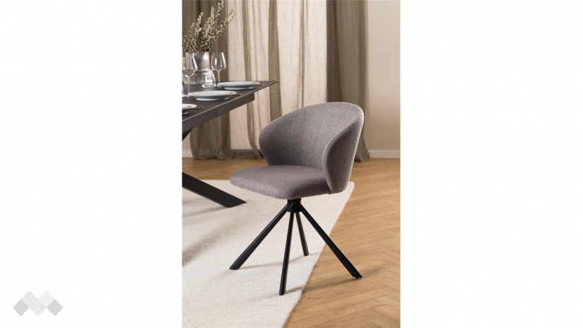 Трапезен стол Павиана кафяв - изглед 5