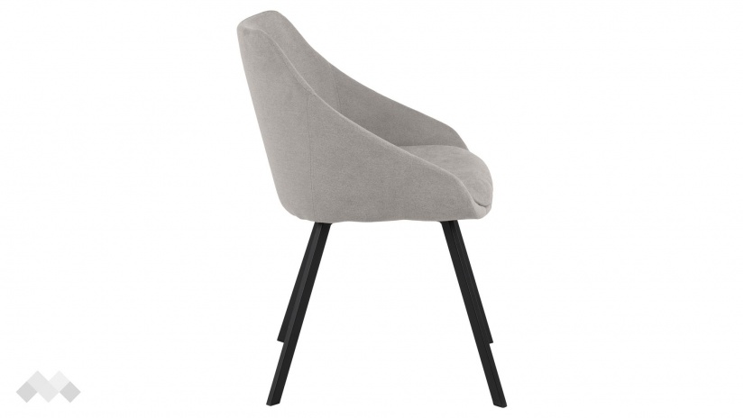 Трапезен стол Родос сив - изглед 3 - МебелМаг Трапезен стол Родос сив - изглед 3