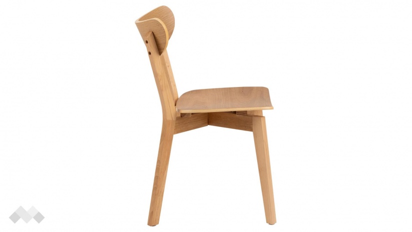 Трапезен стол Роксби дъб натурал - изглед 3