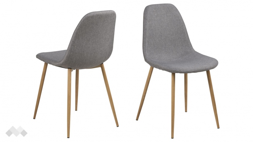 Трапезен стол Седрик сив - изглед 1 - МебелМаг Трапезен стол Седрик сив - изглед 1