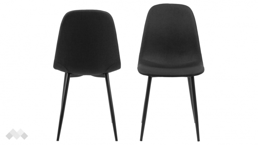 Трапезен стол Силия черен - изглед 1