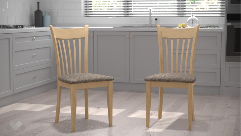 Трапезен стол Страдивариус натурал - изглед 2 - МебелМаг Трапезен стол Страдивариус натурал - изглед 2