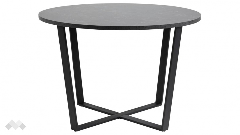 Трапезна маса Амбъл неразтегателни сив мрамор - изглед 2 - МебелМаг Трапезна маса Амбъл неразтегателни сив мрамор - изглед 2