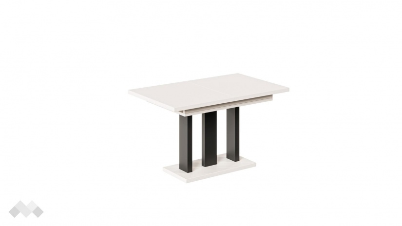 Трапезна маса Апиа разтегателни кашмир с черно - изглед 3