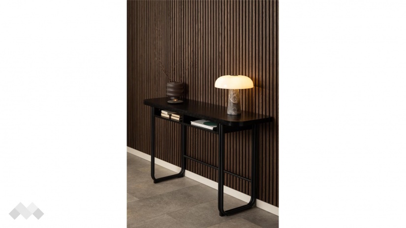 Трапезна маса Дарлингтън неразтегателни дъб черен мат - изглед 8 - МебелМаг Трапезна маса Дарлингтън неразтегателни дъб черен мат - изглед 8