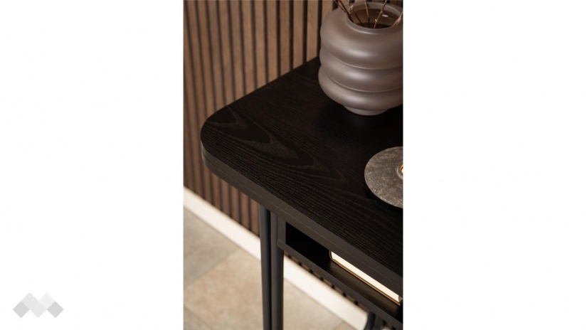 Трапезна маса Дарлингтън неразтегателни дъб черен мат - изглед 7 - МебелМаг Трапезна маса Дарлингтън неразтегателни дъб черен мат - изглед 7