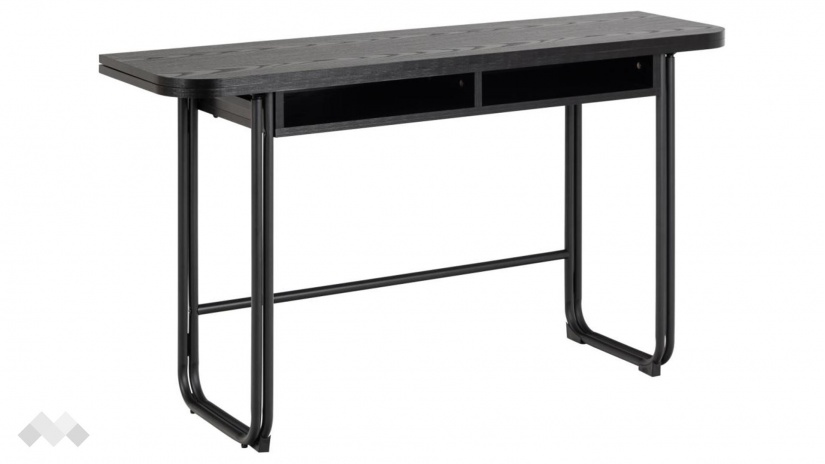 Трапезна маса Дарлингтън неразтегателни дъб черен мат - изглед 1 - МебелМаг Трапезна маса Дарлингтън неразтегателни дъб черен мат - изглед 1