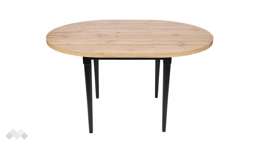 Трапезна маса Емъри разтегателни светъл вотан - изглед 3 - МебелМаг Трапезна маса Емъри разтегателни светъл вотан - изглед 3