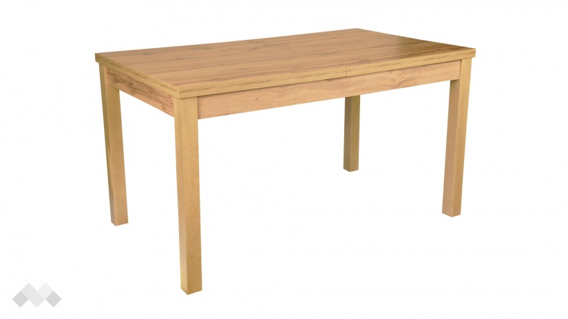 Трапезна маса Илейн разтегателни светъл вотан - изглед 1