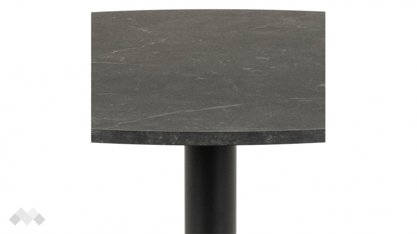 Трапезна маса Илита неразтегателни черен мрамор - изглед 2 - МебелМаг Трапезна маса Илита неразтегателни черен мрамор - изглед 2