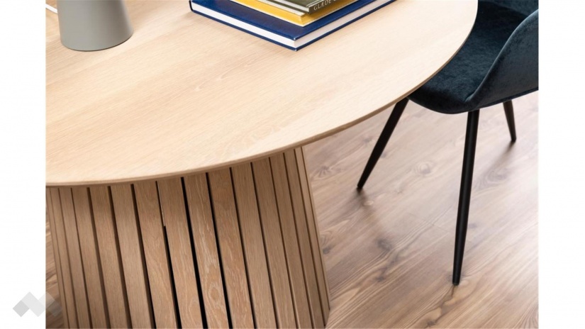 Трапезна маса Кристо неразтегателни светъл дъб - изглед 5