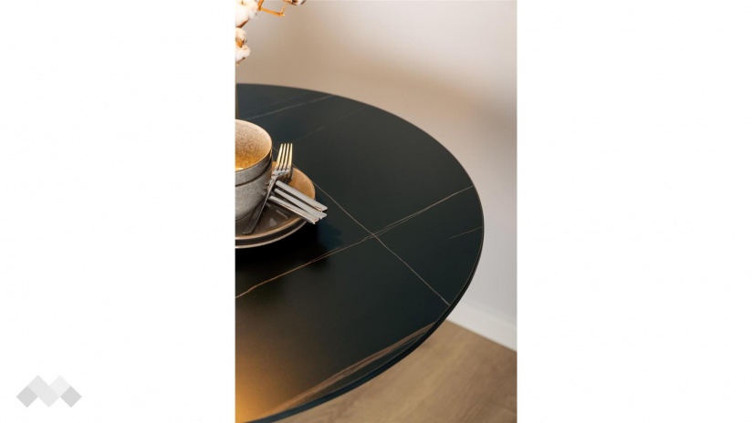 Трапезна маса Малта неразтегателни черен - изглед 5 - МебелМаг Трапезна маса Малта неразтегателни черен - изглед 5