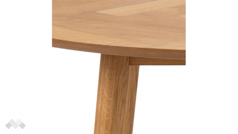 Трапезна маса Нагано неразтегателни дъб натурал - изглед 3