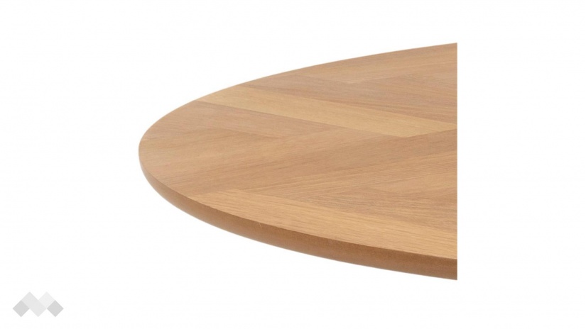 Трапезна маса Нагано неразтегателни дъб натурал - изглед 4