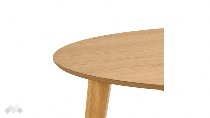 Трапезна маса Роксби неразтегателни светъл дъб - изглед 3 - МебелМаг Трапезна маса Роксби неразтегателни светъл дъб - изглед 3