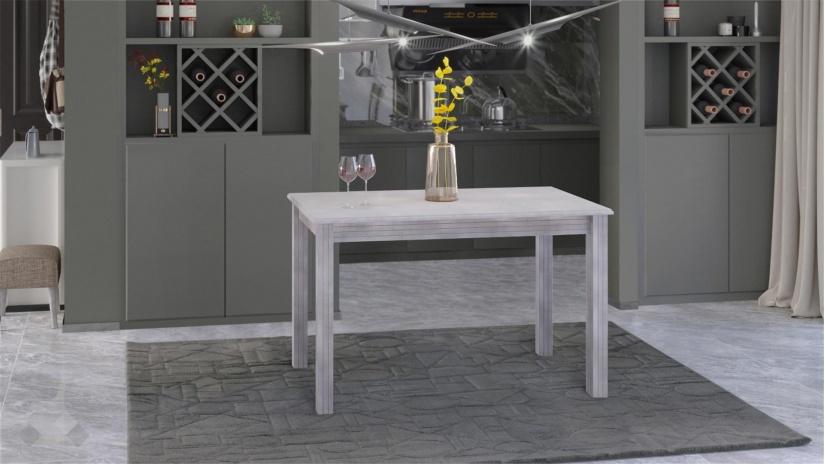 Трапезна маса Троя M разтегателни патина - изглед 1