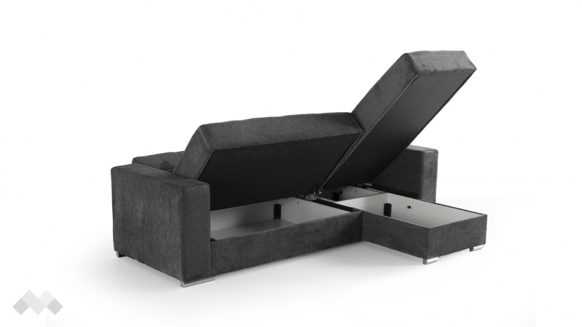 Ъглов диван Алтеа универсален ъгъл графит - изглед 7