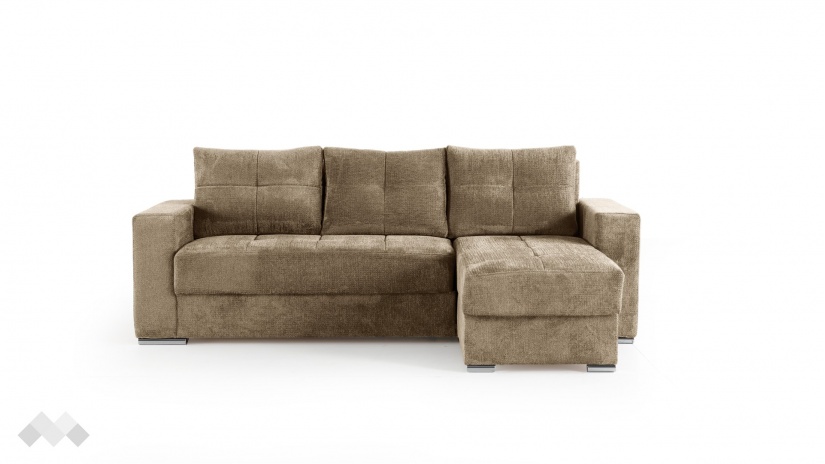 Ъглов диван Алтеа универсален ъгъл кафяв - изглед 3 - МебелМаг Ъглов диван Алтеа универсален ъгъл кафяв - изглед 3