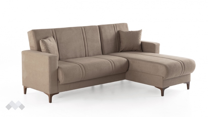 Ъглов диван Браво универсален ъгъл кафяв - изглед 3 - МебелМаг Ъглов диван Браво универсален ъгъл кафяв - изглед 3