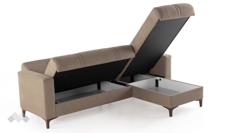 Ъглов диван Браво универсален ъгъл кафяв - изглед 7 - МебелМаг Ъглов диван Браво универсален ъгъл кафяв - изглед 7