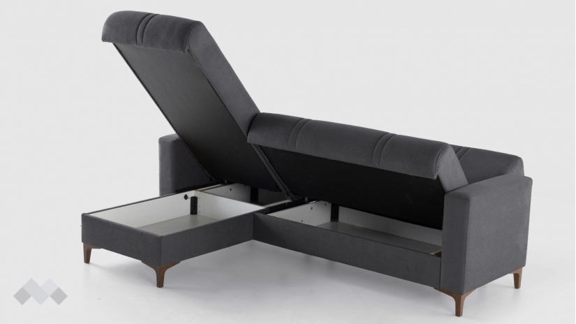 Ъглов диван Браво универсален ъгъл сив - изглед 8 - МебелМаг Ъглов диван Браво универсален ъгъл сив - изглед 8