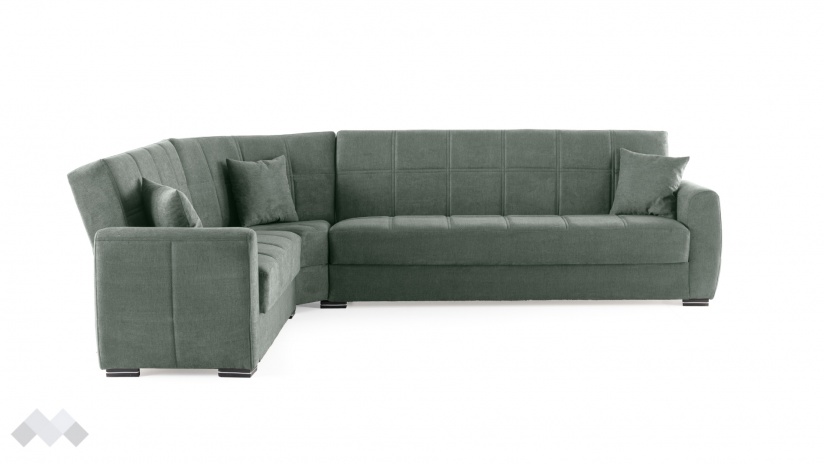 Ъглов диван Гранд универсален ъгъл зелен - изглед 6 - МебелМаг Ъглов диван Гранд универсален ъгъл зелен - изглед 6