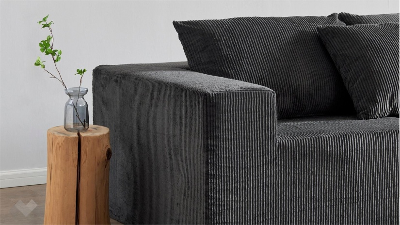 Ъглов диван Компакт с посока антрацит - изглед 7 - МебелМаг Ъглов диван Компакт с посока антрацит - изглед 7