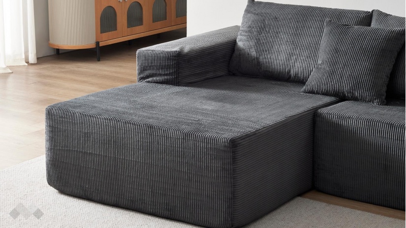 Ъглов диван Компакт с посока антрацит - изглед 6