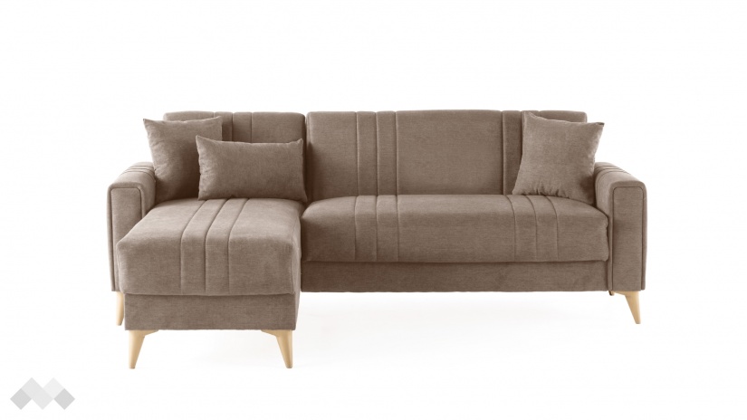 Ъглов диван Омега универсален ъгъл кафяв - изглед 6 - МебелМаг Ъглов диван Омега универсален ъгъл кафяв - изглед 6