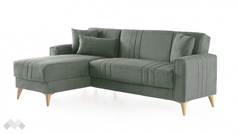 Ъглов диван Омега универсален ъгъл зелен - изглед 4 - МебелМаг Ъглов диван Омега универсален ъгъл зелен - изглед 4