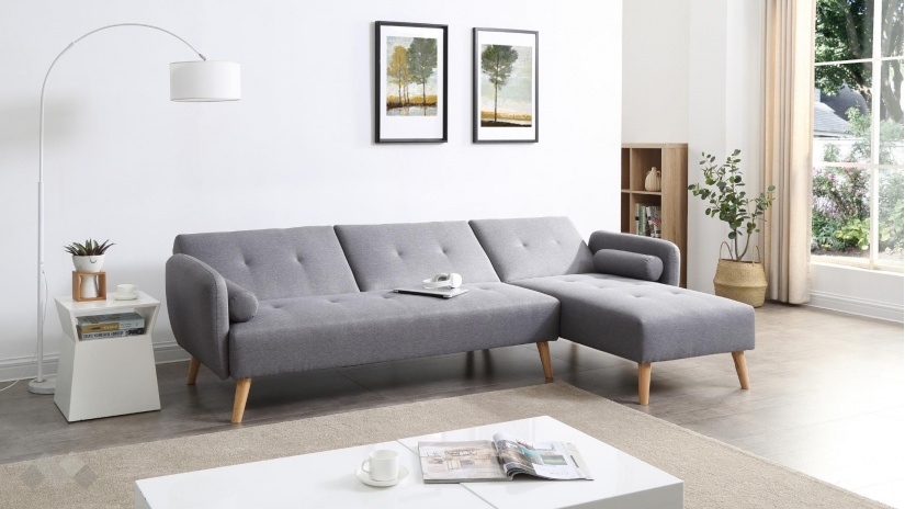 Ъглов диван Фин универсален ъгъл тъмно сив - изглед 5 - МебелМаг Ъглов диван Фин универсален ъгъл тъмно сив - изглед 5